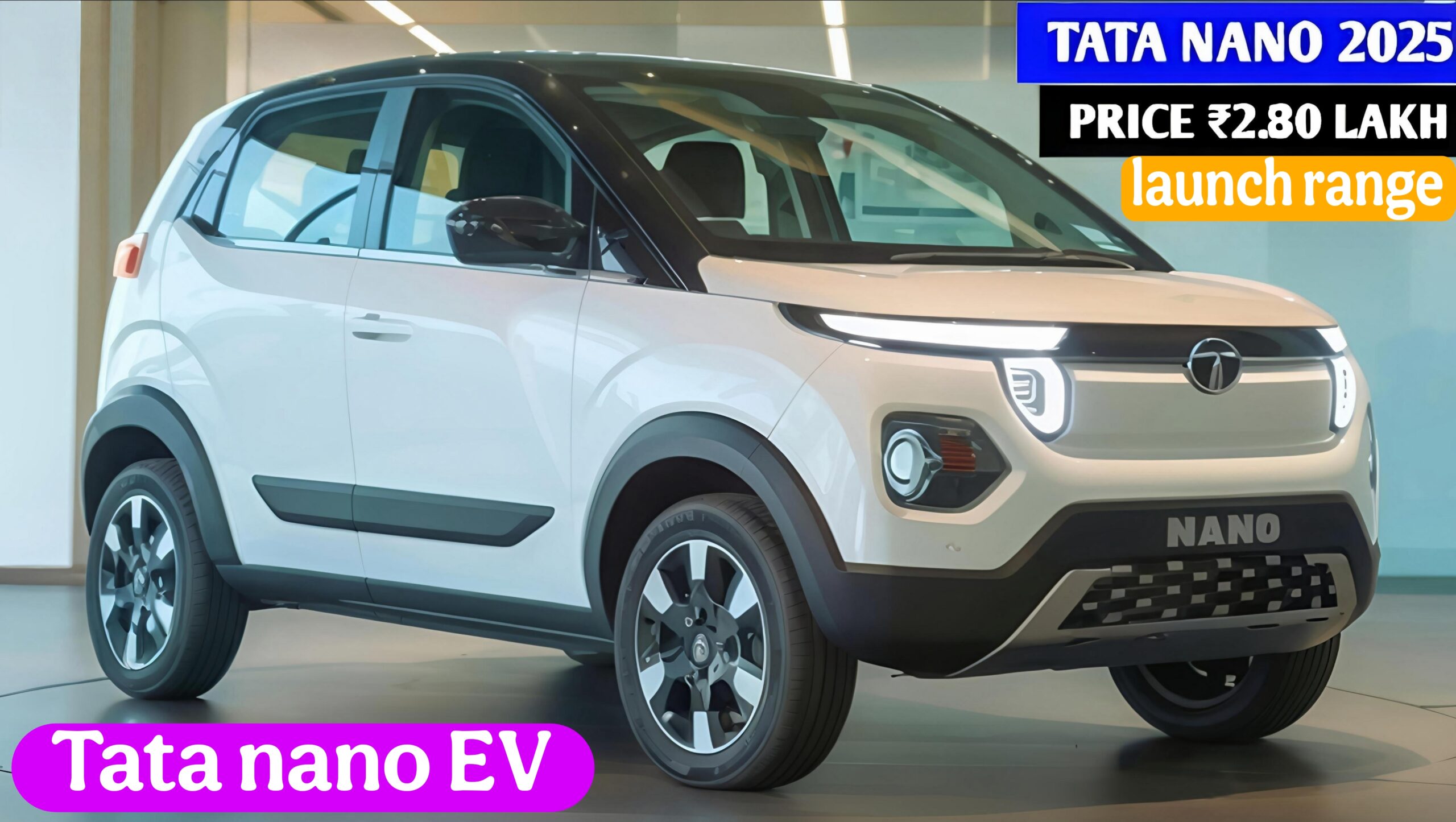 Tata nano EV launch price range